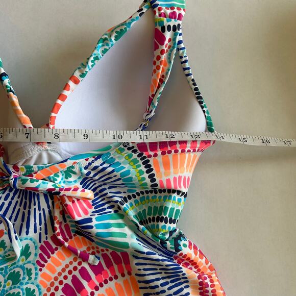 La Blanca Women's Over The Shoulder Tankini Swimsuit TOP ONLY *NEW* Size 6 - Picture 12 of 14